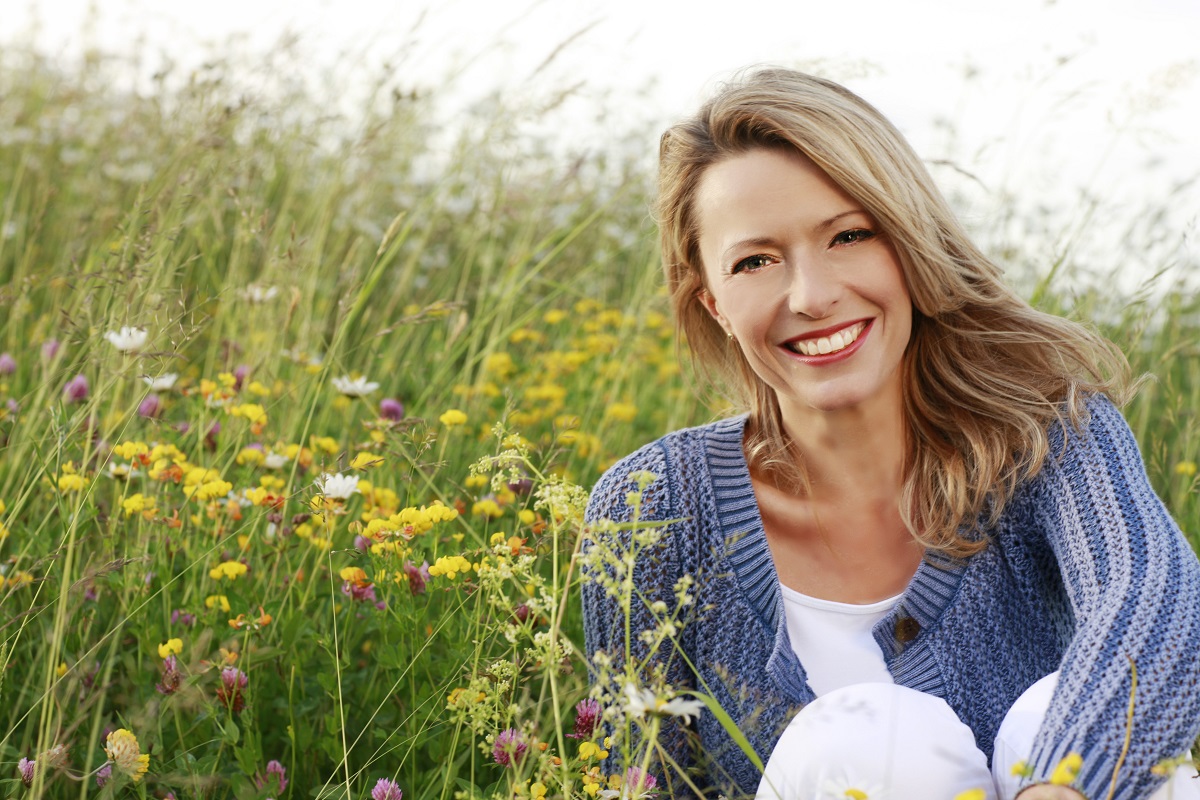 grass and flowers