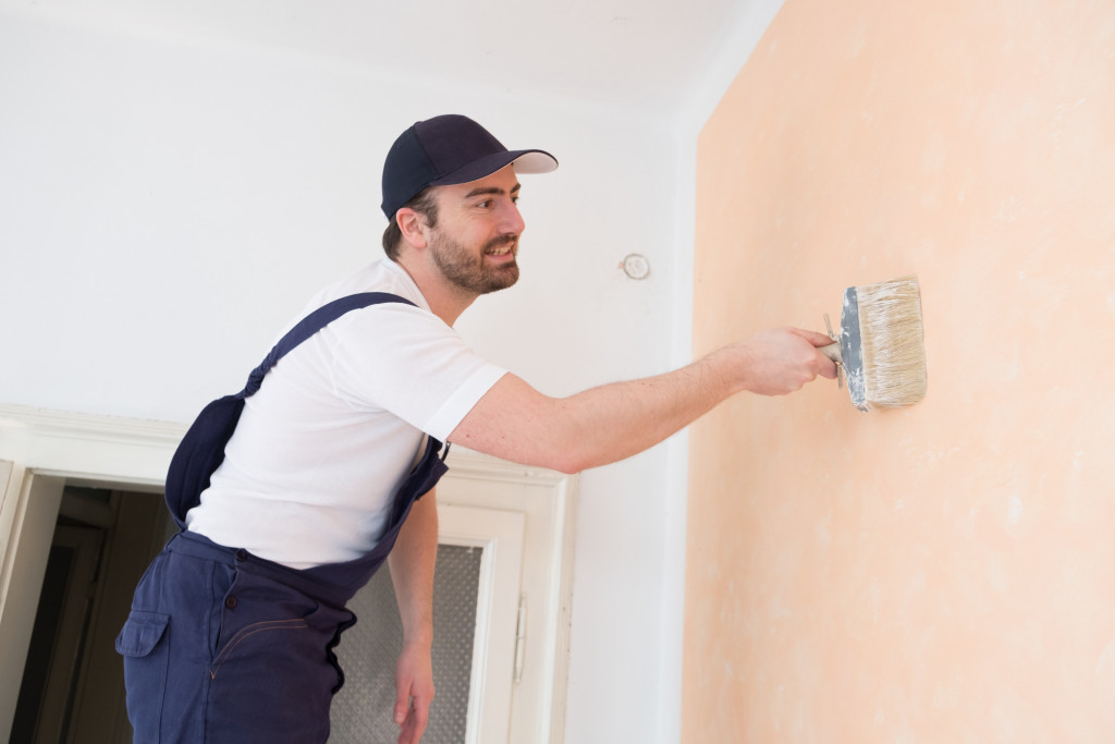 painting interior walls