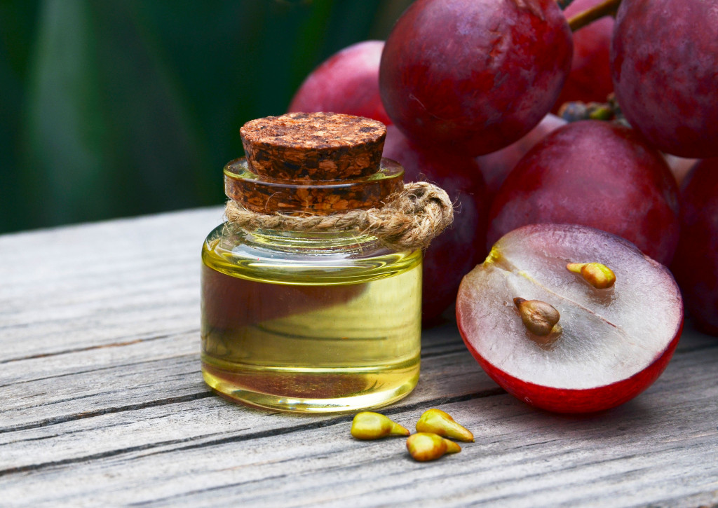 Grapeseed oil ready for use