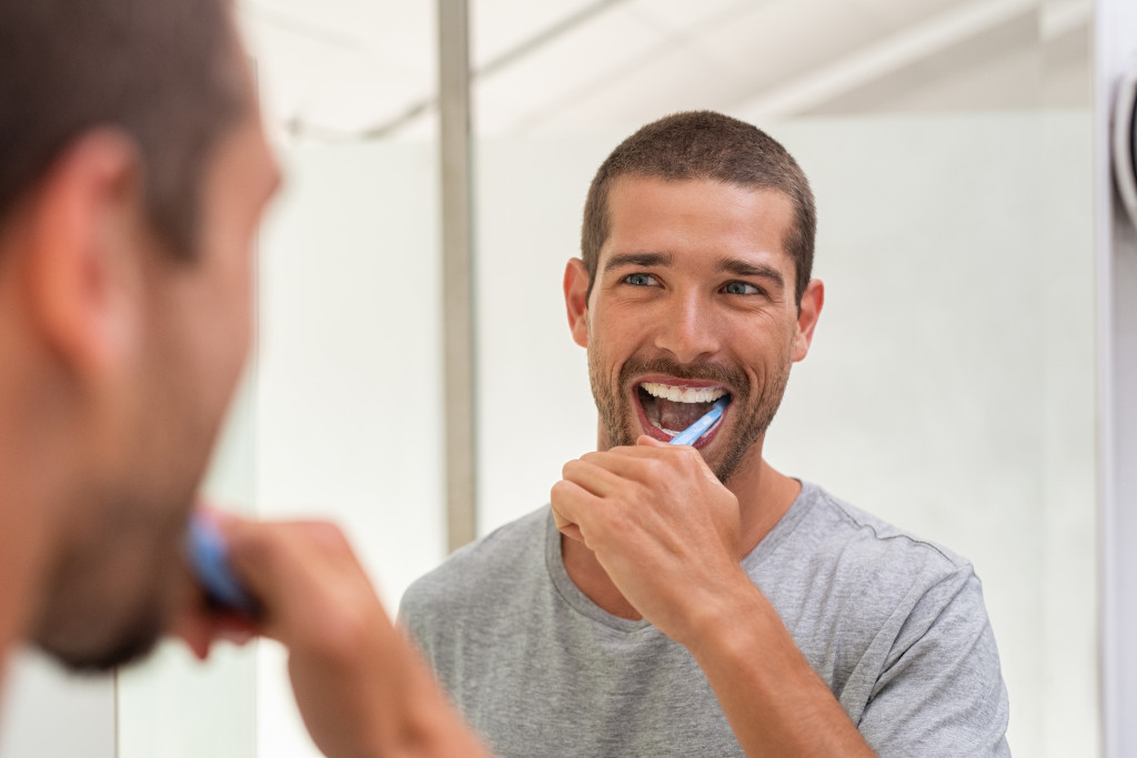 Teeth brushing at home